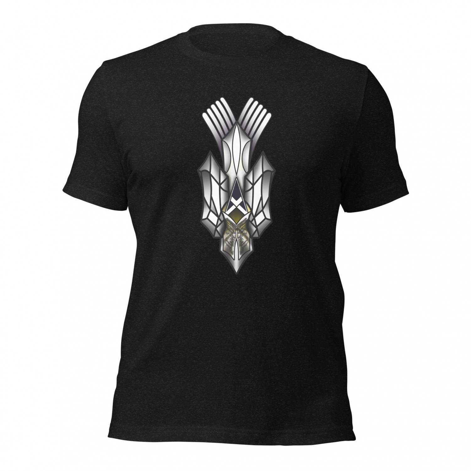 T-shirt with a trident in the form of a Falcon